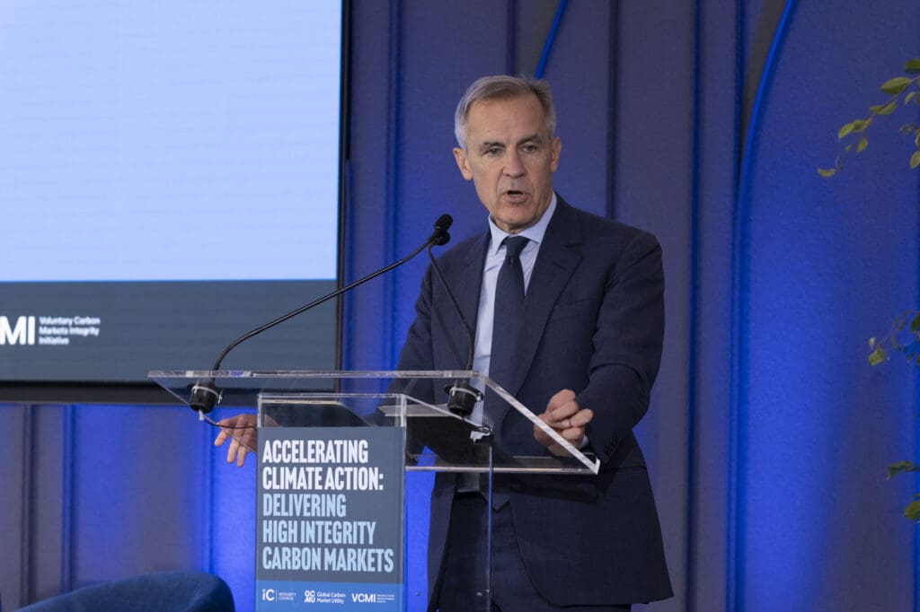 Mark Carney at VCM Day during New York Climate Week 2024.